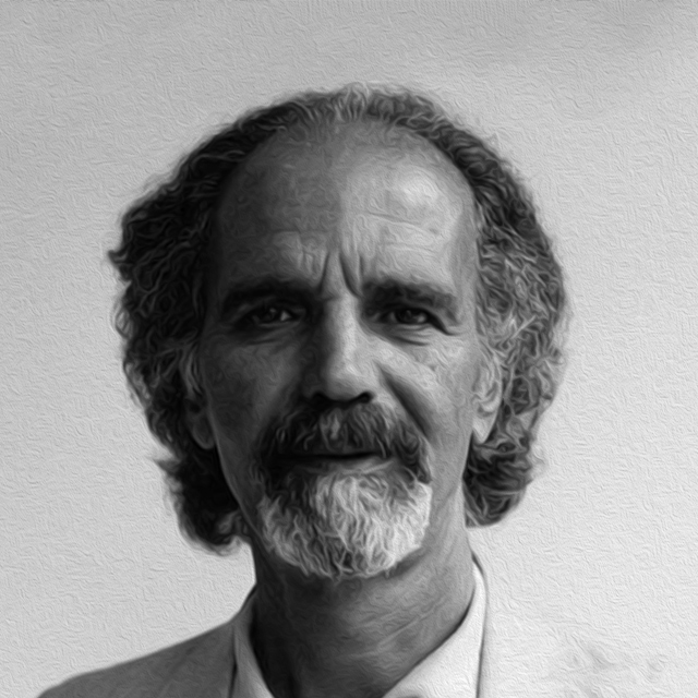 تصویر پرتره سیاه و سفید هوشنگ گلشیری